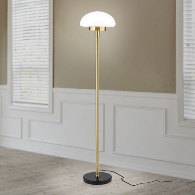 Lampadar/Lampa de podea design elegant SPARTA alama/negru