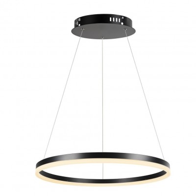 Lustra LED suspendata design circular Isaure, 80cm