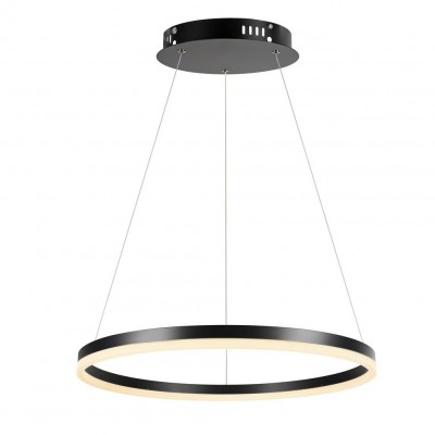 Lustra LED suspendata design circular Isaure, 60cm