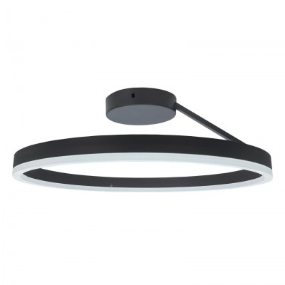 Lustra LED aplicata design circular Isaure, 40cm