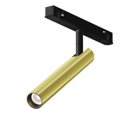 Spot LED, accesoriu pentru sina magnetica Exility, Focus T negru/ alama