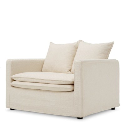 Fotoliu design LUX Montgomery, Sunbeam off-white