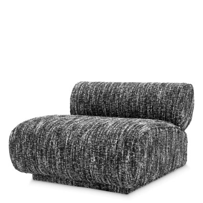 Fotoliu elegant design LUX Urbano, Boucle sonata black