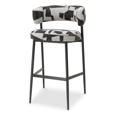 Scaun bar design LUX Bar Stool Folsom, Brooklyn black