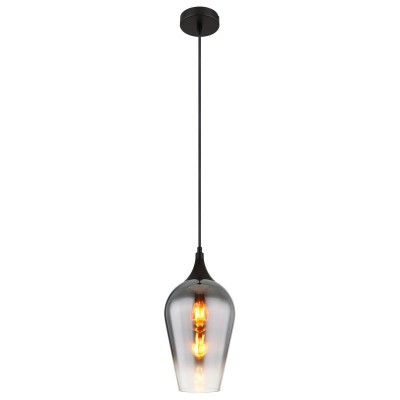 Pendul design modern LAVUS negru/crom