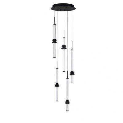 Lustra cu 5 pendule LED design modern ATMOSFERA