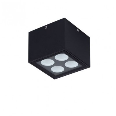 Plafoniera/Spot LED iluminat exterior IP54 SIMPLY negru