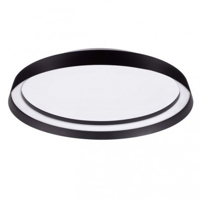 Plafoniera LED design modern circular ORMI negru D-45cm