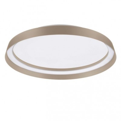 Plafoniera LED design modern circular ORMI brown D-45cm