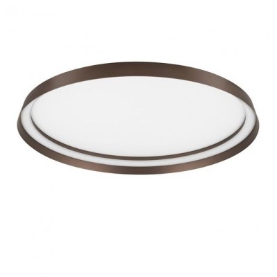 Plafoniera LED design modern circular ORMI coffee D-60cm