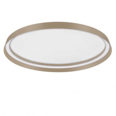 Plafoniera LED design modern circular ORMI brown D-60cm