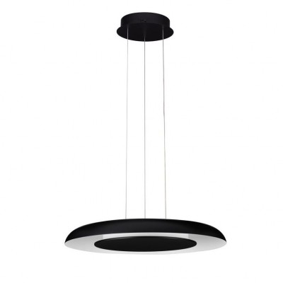 Lustra LED suspendata design modern EPOSI negru D-60cm