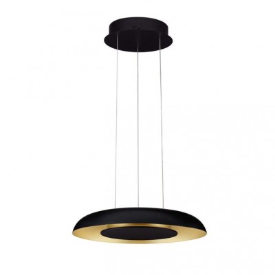 Lustra/Pendul LED design modern EPOSI negru/auriu