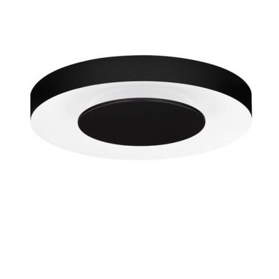 Plafoniera LED design slim PADA negru D-40cm