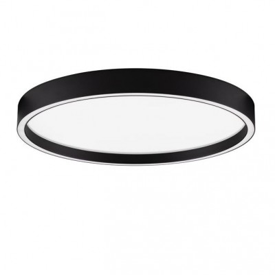 Plafoniera LED design slim ISTOS negru D-50cm