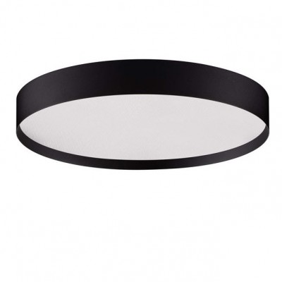 Plafoniera LED design slim ROI negru D-40cm