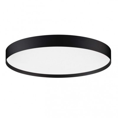 Plafoniera LED design slim ROI negru D-50cm