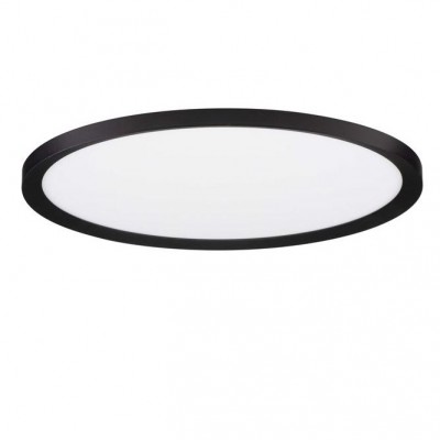 Plafoniera LED design slim ALMIRA negru D-40cm