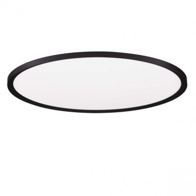 Plafoniera LED design slim ALMIRA negru D-60cm