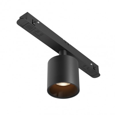 Spot LED, accesoriu pentru sina magnetica Exility, Alfa S negru