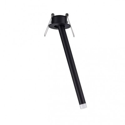 Spot LED incastrabil design tubular STILVI negru, H-24cm