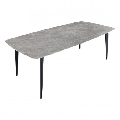 Masa dining design modern Milano gri 160x85cm