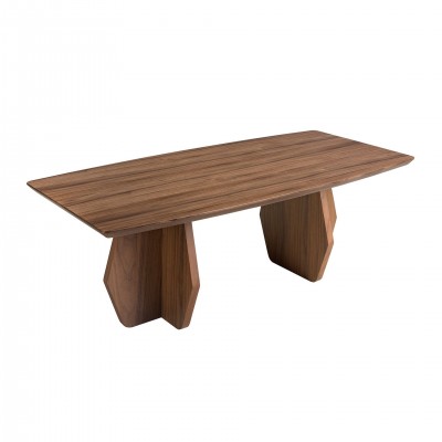 Masuta de cafea deosebita design LUX Walnut 120x60cm