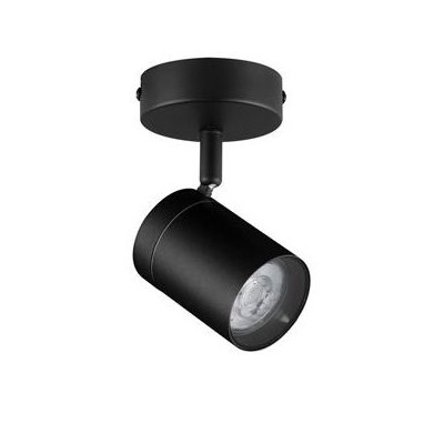 Plafoniera/Spot directionabil IP44 ALMA 1L negru