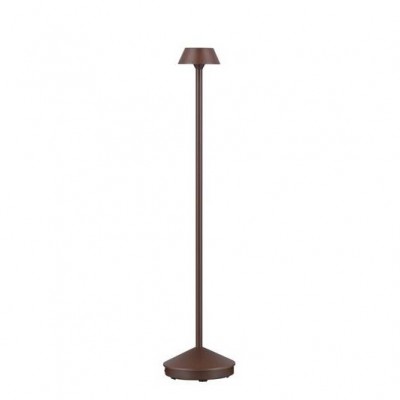 Lampadar/Lampa de podea LED de exterior IP65 ARION maro rustic