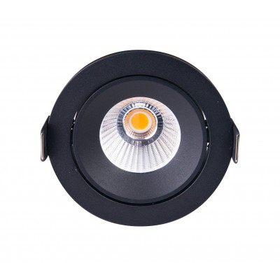 Spot LED incastrabil baie IP65 Cyklop IP65 3000K negru