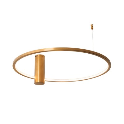 Lustra LED aplicata design circular Queen 60cm