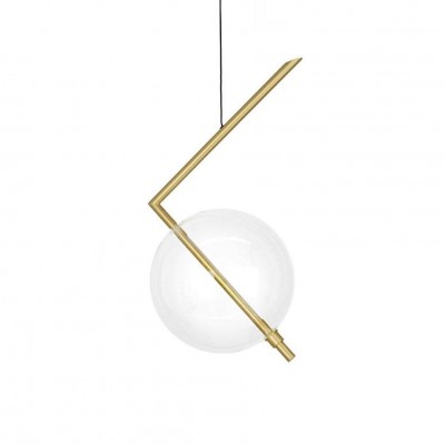 Lustra LED suspendata deosebita design modern Glass