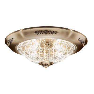 Plafoniera eleganta LUX realizata manual Crystal Glass - Giotto, 48cm