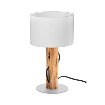 Veioza/Lampa de masa design natural lemn NORIN