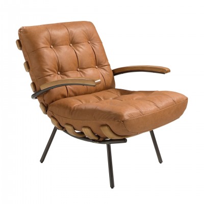 Fotoliu LUX design italian Cowhide brown