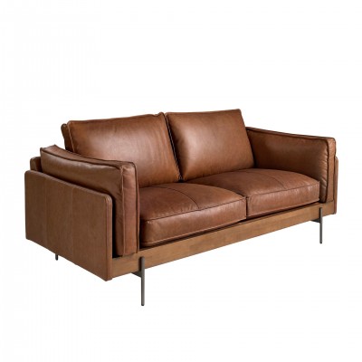 Canapea 2 locuri LUX design italian Tobacco brown