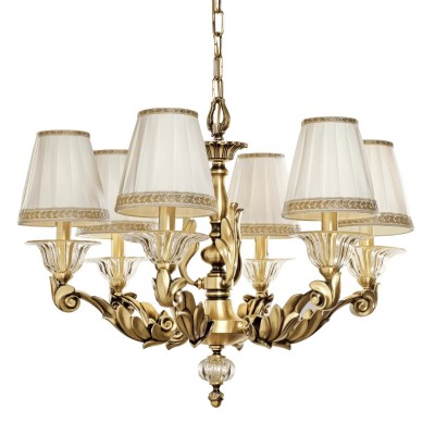 Candelabru 6 brate LUX realizat manual Lucilla