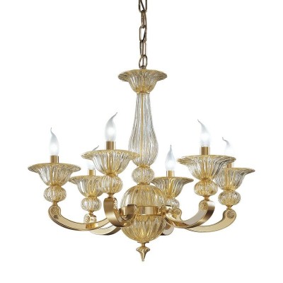 Candelabru 6 brate LUX realizat manual Amy