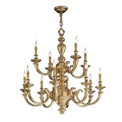 Candelabru XL cu 12 brate LUX realizat manual Amos