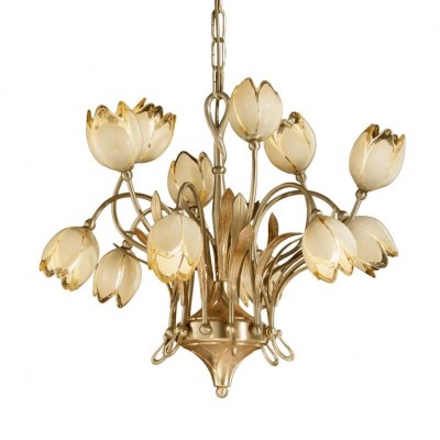 Candelabru 12 brate LUX realizat manual Tulipani