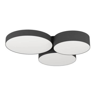 Plafoniera LED RGB design circular BARBANO-Z negru