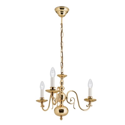 Candelabru 3 brate design clasic FLAMISCH, alama lucioasa