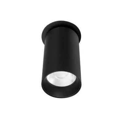 Spot LED incastrabil Halo D negru