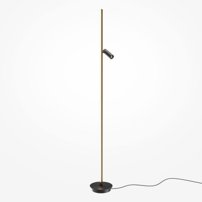 Lampadar, Lampa de podea LED cu Spot Directionabil, Thin negru