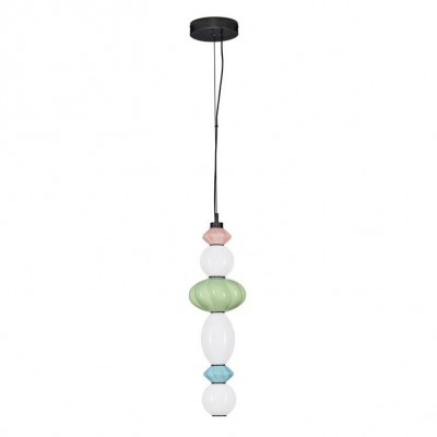 Pendul LED decorativ ceramic Verde, Albastru, Alb, Roz, ONETA
