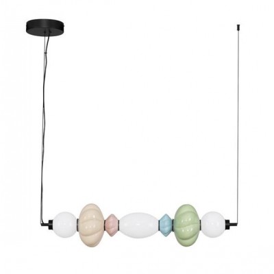 Pendul LED decorativ ceramic Verde, Albastru, Alb, Roz, Bej, ONETA