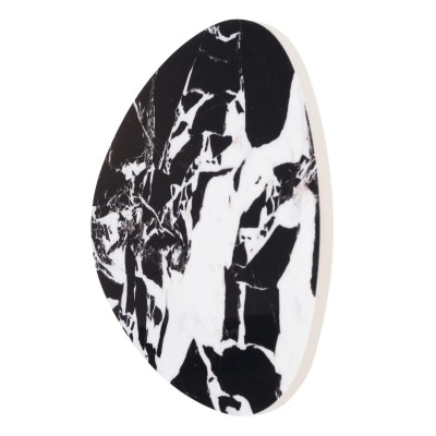Aplica de perete LED, Marmura, Negru, Marbles 6W