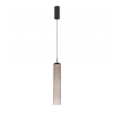 Pendul LED modern, Metal, Sticla, Moca, SANO