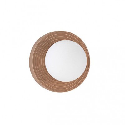 Aplica baie protectie IP44, Portelan, Caramel, ORBIQUE 22cm