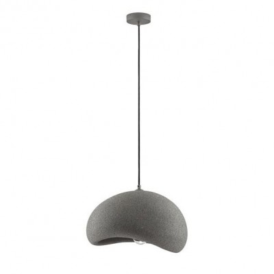 Lustra suspendata design modern, Stone Gray, AERE, L 40cm